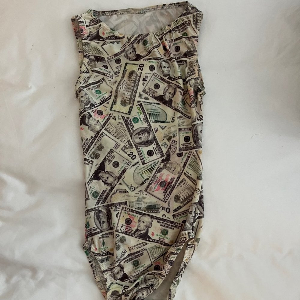 Money Print One Piece / Leotard - Small